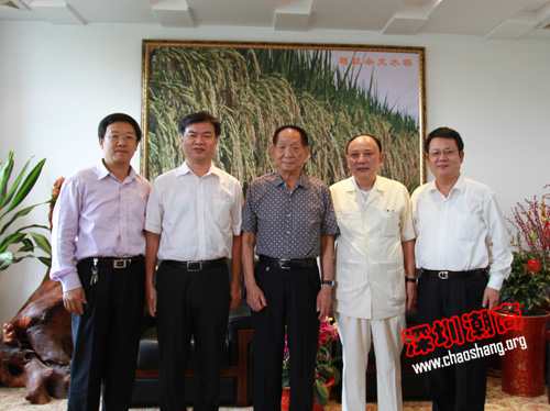 我会会长吴开松拜访“杂交水稻之父”袁隆平