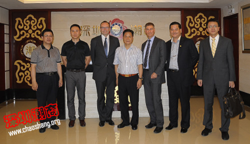 美国兆华斯坦首席执行官Marty Burger一行参观我会