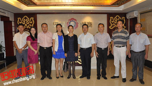 永州市副市长罗双全向我会送来邀请函