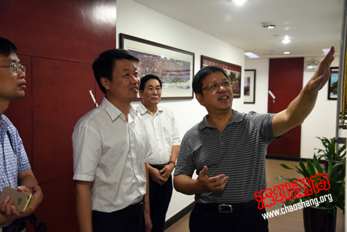 吉安市副市长贺喜灿一行到访我会