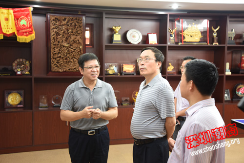 深汕特别合作区管委会副主任林良沛一行访问我会