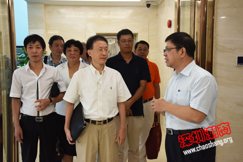 汕头市进出口商会会长陈雄勇一行到我会访问