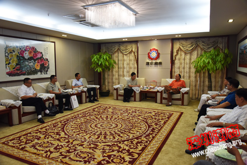 重庆市荣昌区委常委、武装部部长郭继勇来访我会