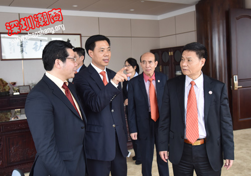 吴木棠带队走访星河集团、金晋集团并与普宁商会召开交流座谈会