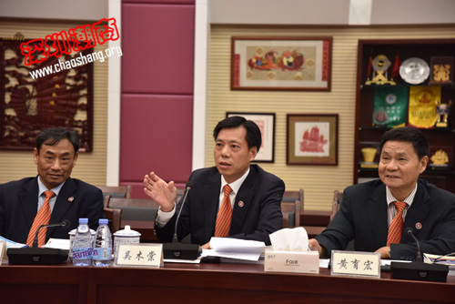 吴木棠率商会走访团拜访深圳市汕头商会