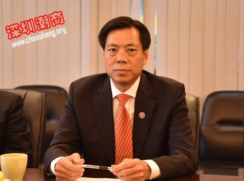 吴木棠率走访团拜访潮青联谊会