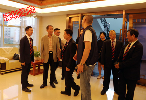 美国潮商总会陈育昭主席一行访问我会 并邀请我会组团到纽约访问