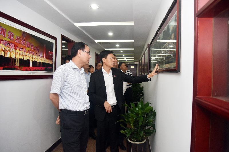 安徽六安市毕小彬市长一行访问我会