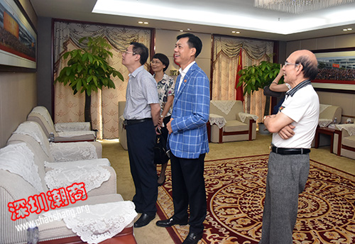 汕头市龙湖区政协主席林少武一行访问我会
