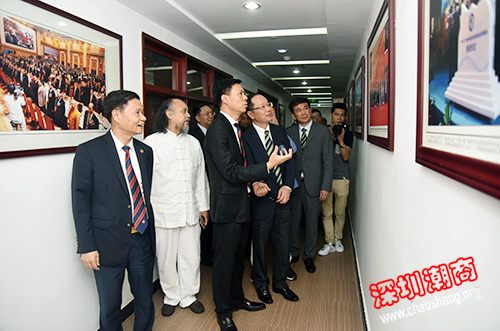 深圳潮青联谊会主席赵利生率领导班子成员访问我会